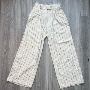 H&M Linen Wide-leg Pants